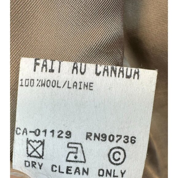 Chaps Ralph Lauren Mens Houndstooth Wool Blazer Jacket 42T Brown Academia - Picture 7 of 14